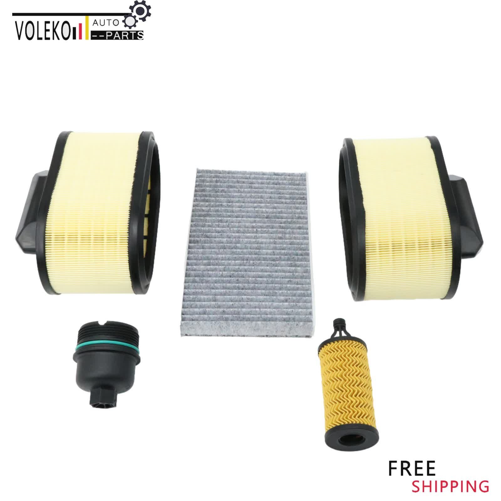 Engine Air Filter Kit For 17-23 Maserati Levante Ghibli Levante Quattroporte USA