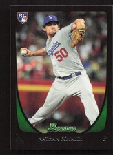 2011 Bowman Draft Picks & Prospects Nathan Eovaldi RC Rookie #79 Card. rookie card picture