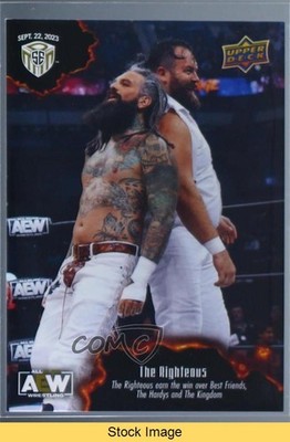 2023 Upper Deck AEW Match Dated Moments SE Rampage The Righteous #16 READ 18ja