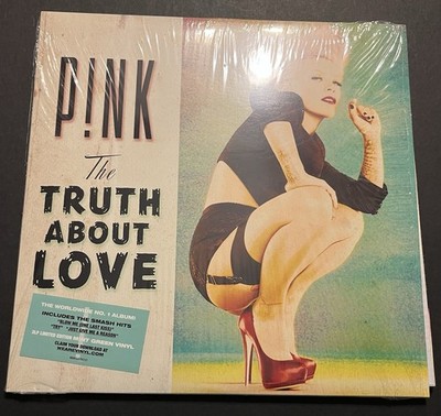 PINK - The Truth About Love 2xLP Mint Green 2018 NM Shrink Hype Sticker