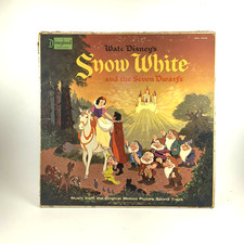 Vintage Walt Disney Snow White and the Seven Dwarfs LP Vinyl Record Album 1968