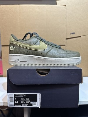 Nike Air Force 1 Low '07 LX Turtle Sneakers/Shoes Olive/Green Size M7/W8.5
