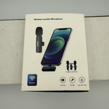 Wireless Lavalier Microphone Audio Video Recording Mini Mic /iPhone