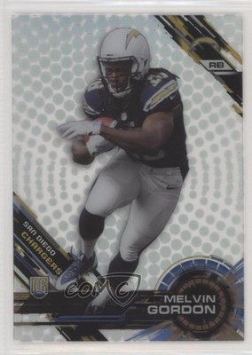 2015 Topps High Tek Pattern 2 Spiral/Dots Melvin Gordon #95 Rookie RC 2k3
