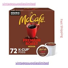 McCafe Premium Roast Single Serve Keurig K-Cup Coffee Pods 72 Count