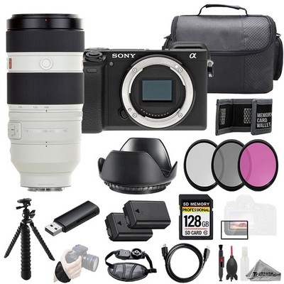 Sony a6400 + 100-400mm f/4.5-5.6 GM OSS Lens 128GB + Ext Bat+ 3 PC Filter- Kit