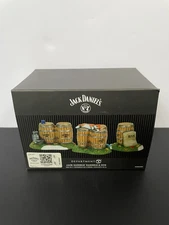 RARE Department 56 Jack Daniels Barrels and Rye w/ Box 4059390