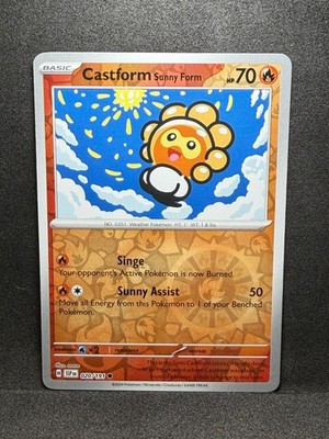Castform Sunny Form - Reverse Holo Common SV08: Surging Sparks 020/191 NM