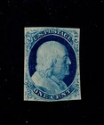 drbobstamps US Scott #9 Mint Hinged VF-XF Stamp SCV $725