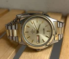 Seiko SQ 4004 Vintage 37mm 1977 Quartz Watch Men 4633 8069 TwoTone Presidential