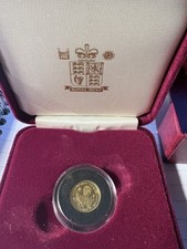 1995 Queen Elizabeth the Queen Mother £5 Coin .999 Fine Gold