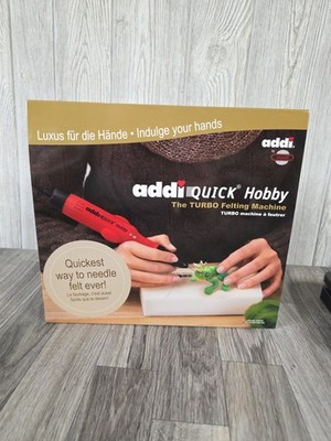 addi Quick Hobby Felting Machine 8502 with Power Adapter  Manual G2U
