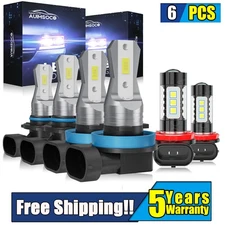 For Nissan Pathfinder 2013-2016 LED Headlight Kit Combo 6x Bulbs Hi/Lo Fog Beam