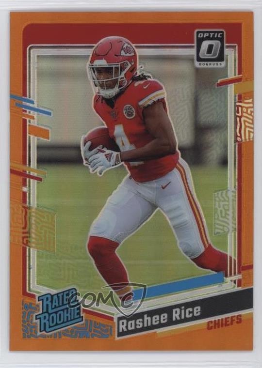 2023 Panini Donruss Optic Rated Rookie Orange Prizm /249 Rashee Rice #257 1bz0