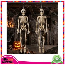 Halloween Decorations Hanging Small Skeletons: 2PCS 16Inches