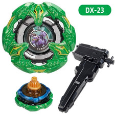 Burst Beyblade DX-23 Green Black Starter Spinning Top Toy Gyro Launcher Grip
