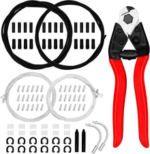 Universal Bike Brake Cable Kit with Stainless Steel Cutter and Accessories, 103P