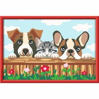 Ravensburger Creart Hunde Und Katze Malen Nach Zahlen Mal-Set Kinder Ab 11 Jahre