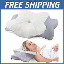 Orthopedic Neck Support Pillow - Side Back Stomach Sleeper