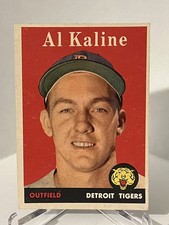 1958 Topps - Al Kaline #70 Player Name in White