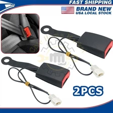 Front Driver Safety Seat belt Buckle Plug Connector Warning Cable Camlock Duty