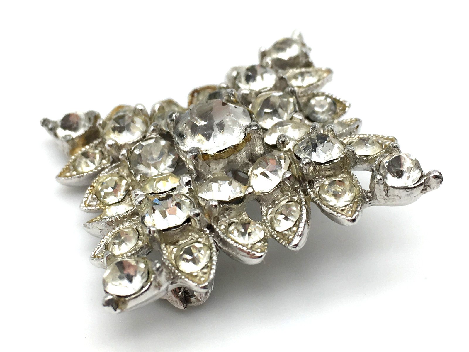 Vintage 1950's Henry Bogoff Signed Clear Rhinesto… - image 5
