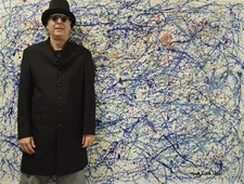 Jackson Pollock Styl Giant Profesional Painting 84”X62” (7 Foot) Abstract Modern