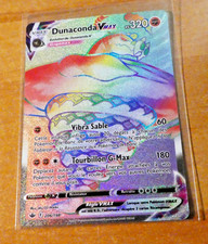 POKEMON REGNE DE GLACE CARD HOLO CARTE DUNACONDA VMAX 206/198 FR MINT 2021