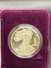 1992 S American Proof Silver Eagle - With Box & CoA