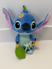Disney Baby Lilo  Stitch Stitch On The Go Sensory Activity Plush-No Clip