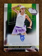 2024 Topps Chrome #TCA-EAO Emiliana Anango, Autograph, Tennis