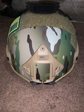 tactical helmet and counter weight pouch