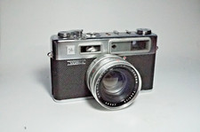 Yashica GSN Electro 35 Film Camera 45mm F/1.7 AS IS Parts Repair 