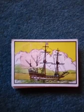 Xm50 Chix Trade Gum Card Ships Of The Seven Seas No 19 Creased 