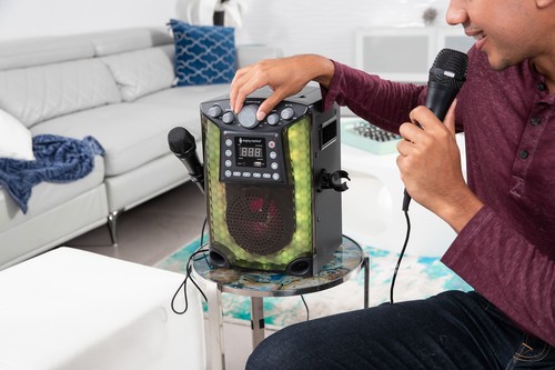 TJ Taijin Media TKR-370HK Karaoke Maschine Anlage + Fernbedienung TIR-1090 + Liederbuch - Bild 10 von 14