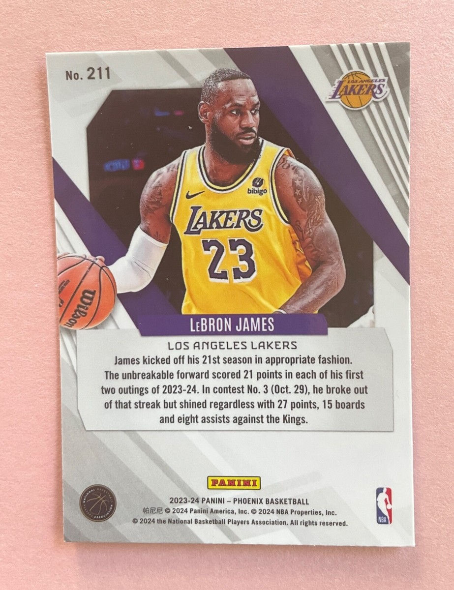 2023-24 Panini Phoenix Basketball LeBron James #211 Los
