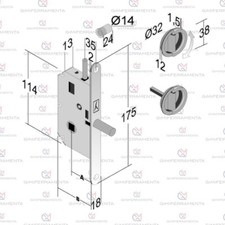 Kit Porte Libro Doppio Anello 61 Ottone Lucido