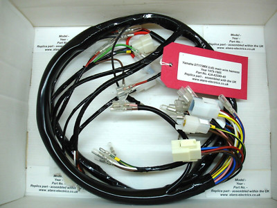 Yamaha DT175MX Bj 1979-1985 (Nachbau Hauptkabelbaum)