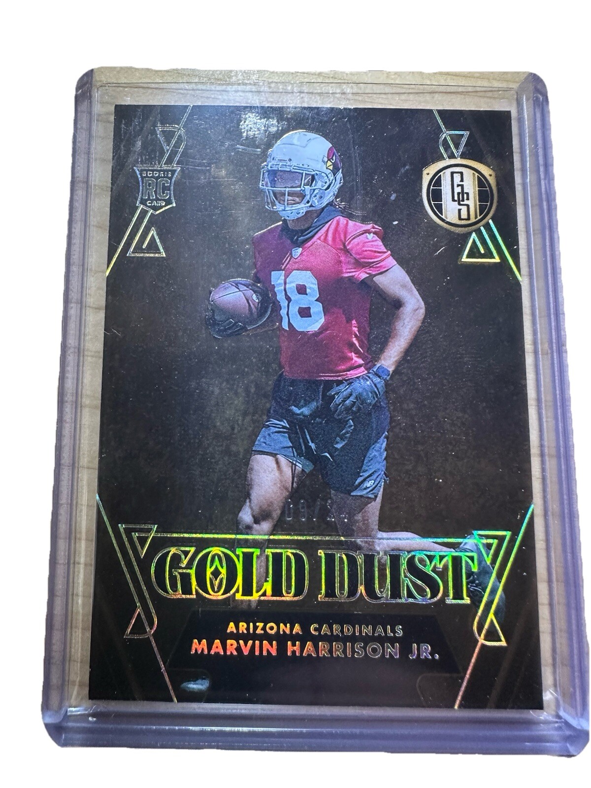 2024 Gold Standard Marvin Harrison jr gold dust 09/24 - SSP - Rare Rookie Insert