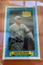 1970 Rold Gold 3-D John McGraw #3 “MINT” New York Giants HOF “CENTERED” BEAUTY