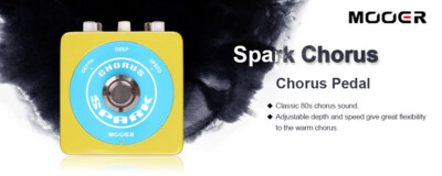 Mooer Spark Series Chorus Classic 80's True Bypass Compact Guitar