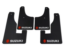rallyflapZ | Mudflaps Suzuki Swift Sport 12-17 ZC32S Black 3.2mm PVC *G Logo R&W