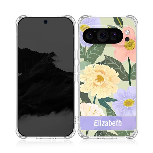 Custodia telefono personalizzata motivo floreale morbida per Google Pixel 9 Pro XL 8A 7A 7 6A - Foto 42 di 61