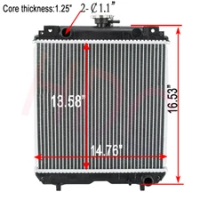 Excavator Radiator For Kubota KX91-3 KX91-3S KX91-3S2 U35 U35S U35-S2 RC41142300