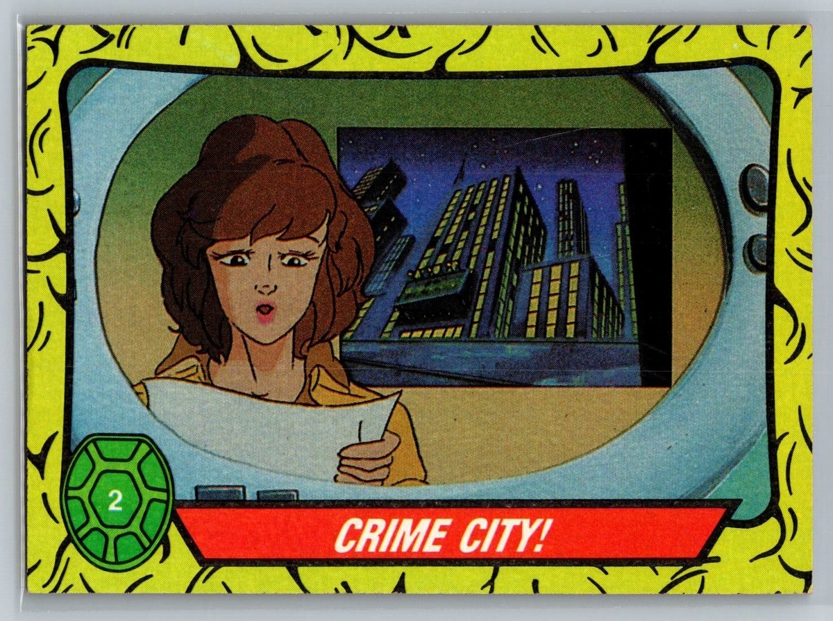 1989 Topps Teenage Mutant Ninja Turtles Crime City #2 | eBay