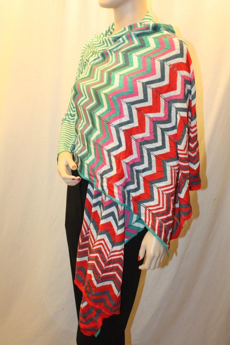 NEW BCBGMAXAZRIA RED BERRY COMBO NANA WRAP CARDIGAN ZGS4D679