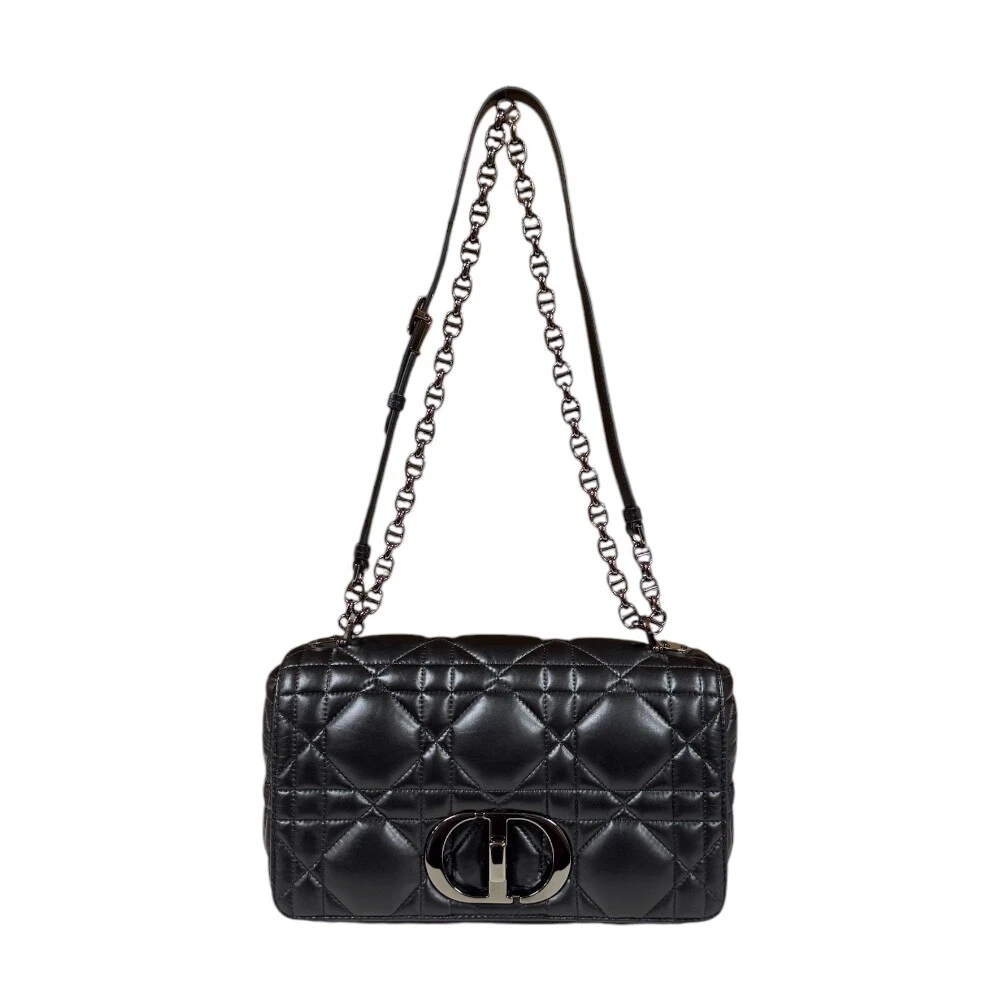 Sac bandoulière Dior bandoulière cuir Canage Dior Caro Medium occasion