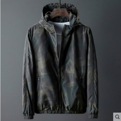 thin black windbreaker