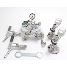 Getränke Schankanlagen Premium Set, 2-leitig, 7 mm Bierleitung