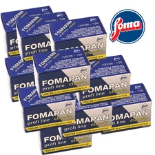Fomapan 100, 135/36 35mm B&W Film, From USA, 10 Rolls Pack, FRESH DATING